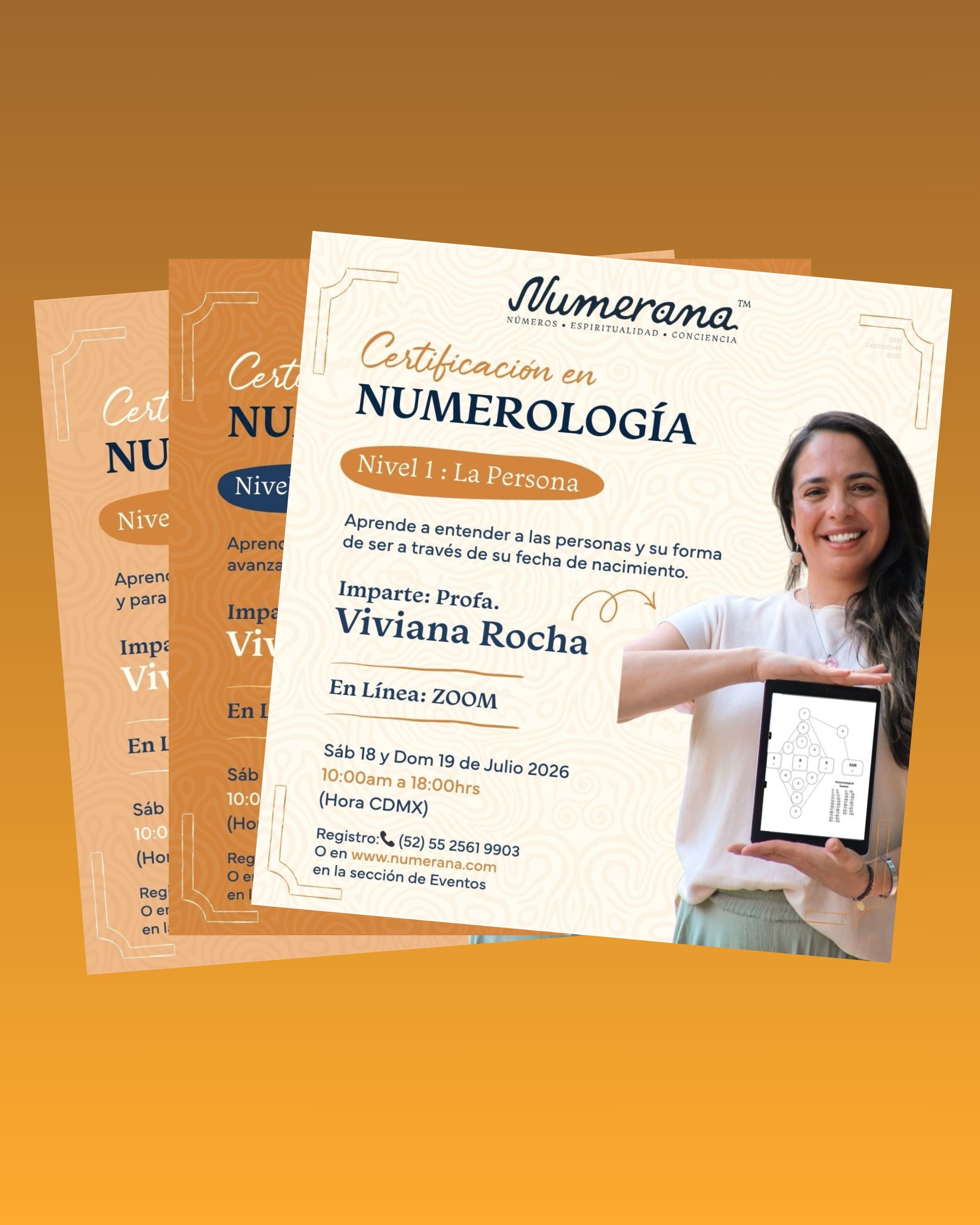 Certificación De Numerología | Por Zoom | Nivel 1, 2 & 3