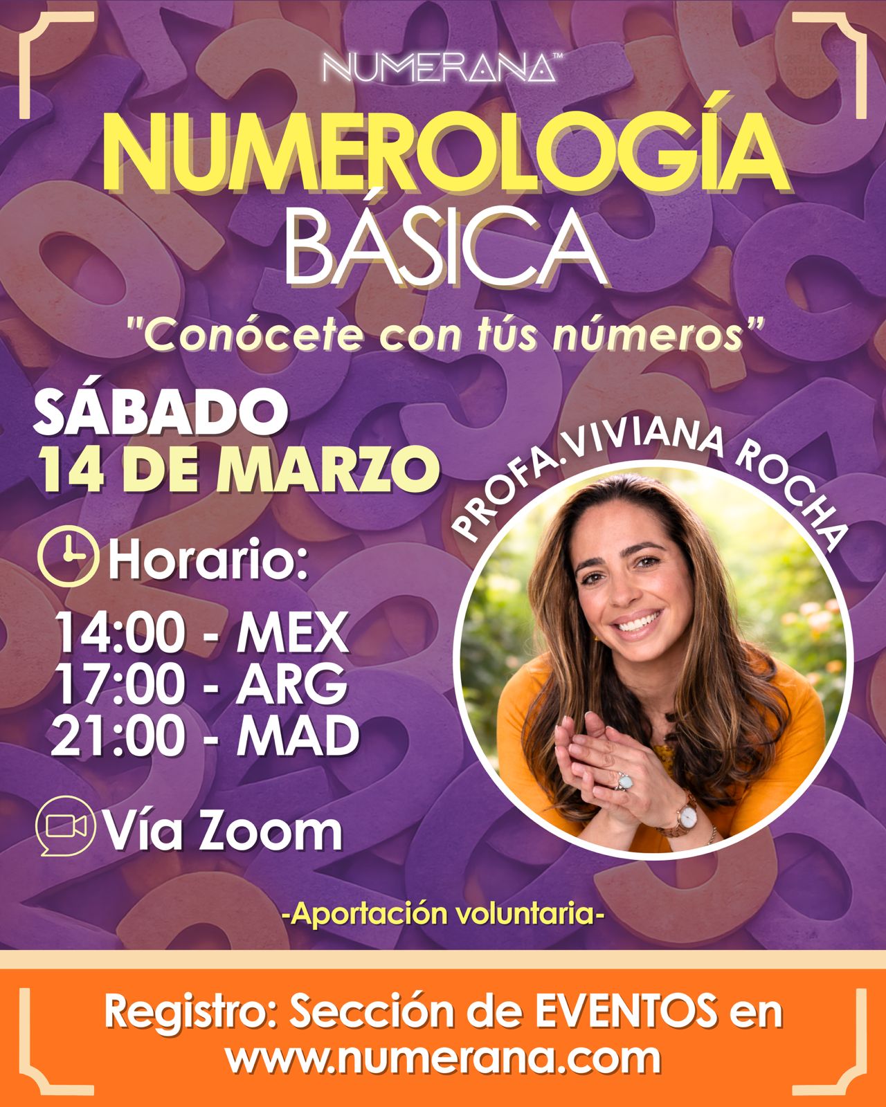 Clase En Zoom De Numerología Básica “Conócete Con Tus Números” 2026