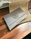 Grabovoi Abundance Activator Card - Numerana Grabovoi number wallet card designed to enhance abundance, wealth, and financial alignment through spiritual technology.