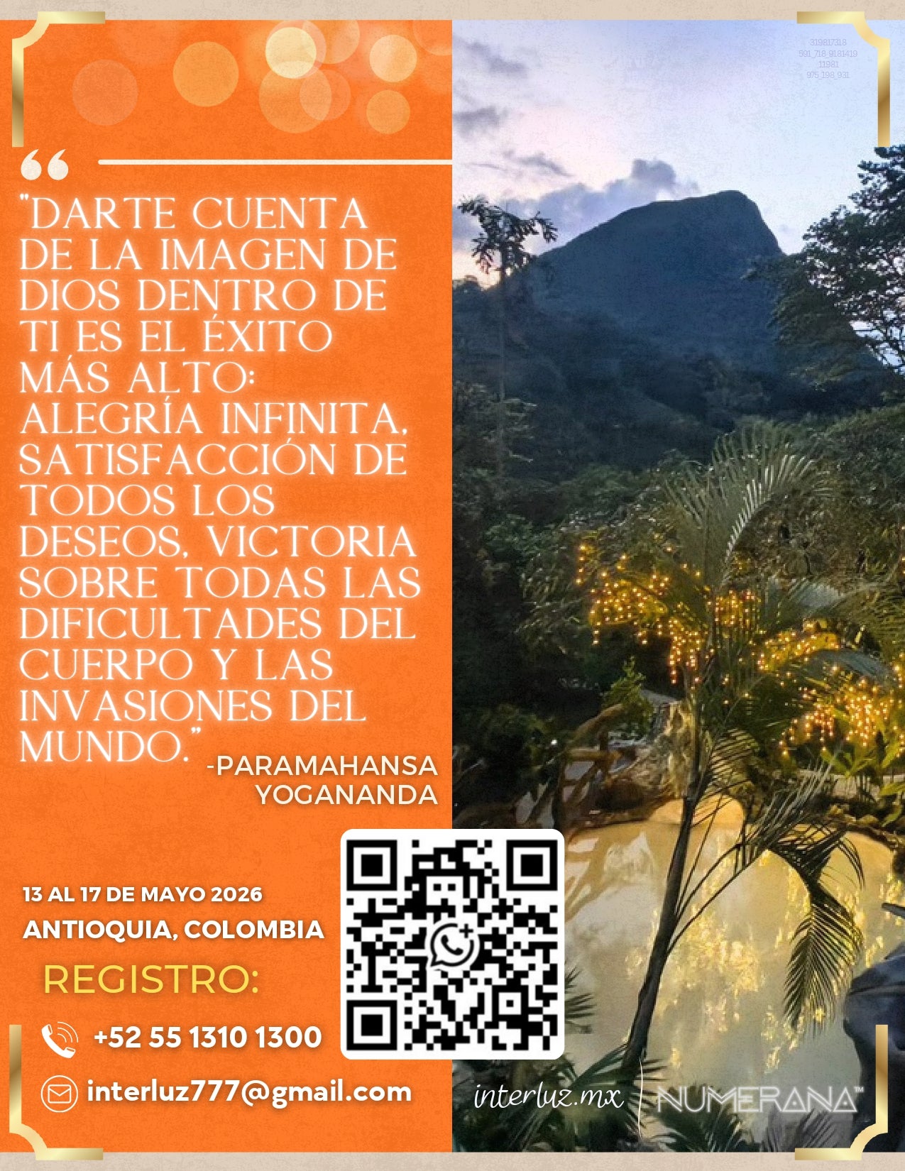 Retiro Interluz 147: Colombia 2026