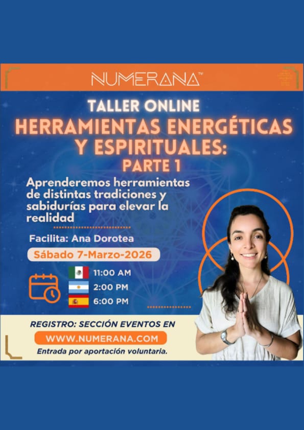 Taller Online: Herramientas Energéticas Y Espirituales: Parte 1