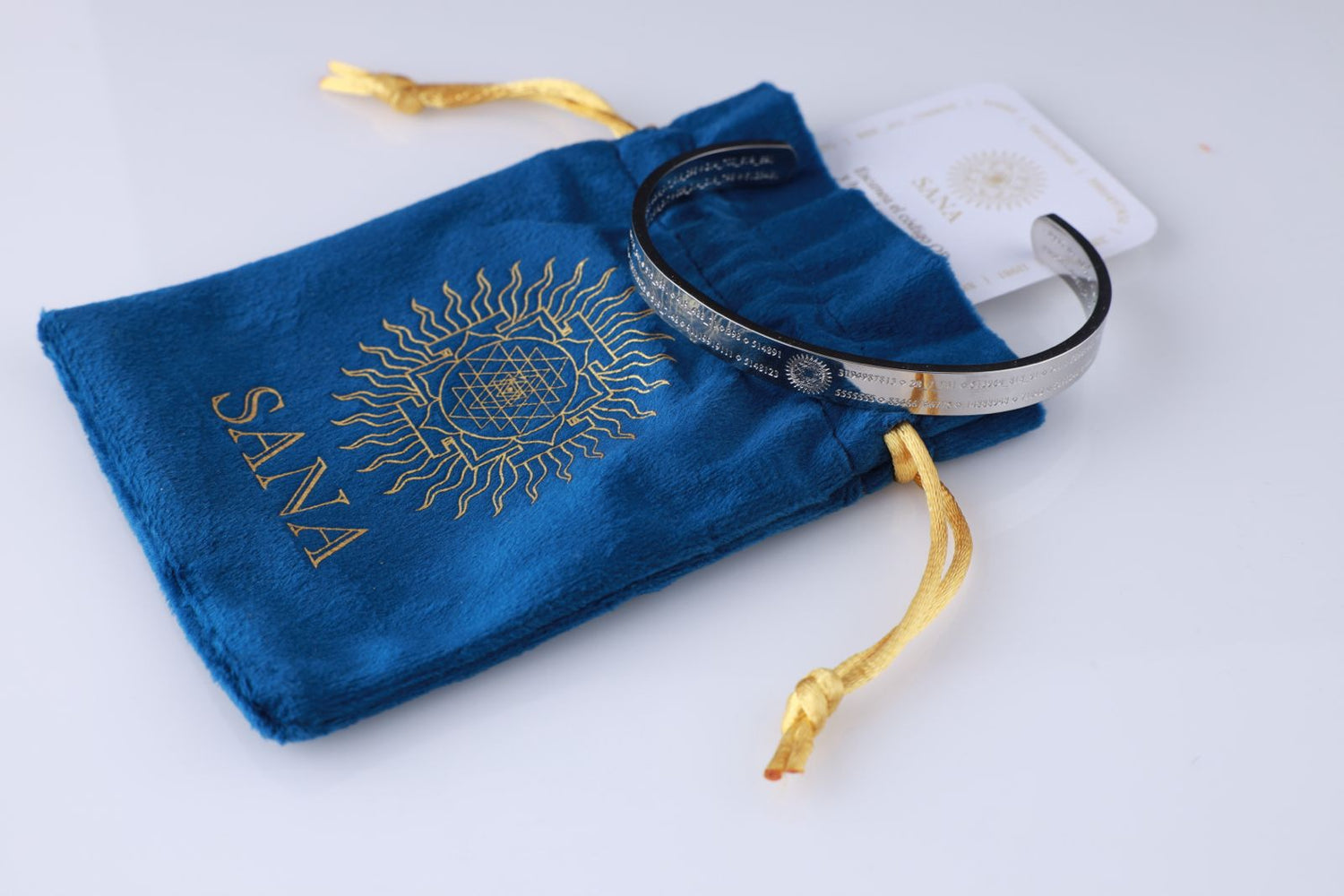 Life Activating Bracelet with Grabovoi Numbers and Sacred Geometry